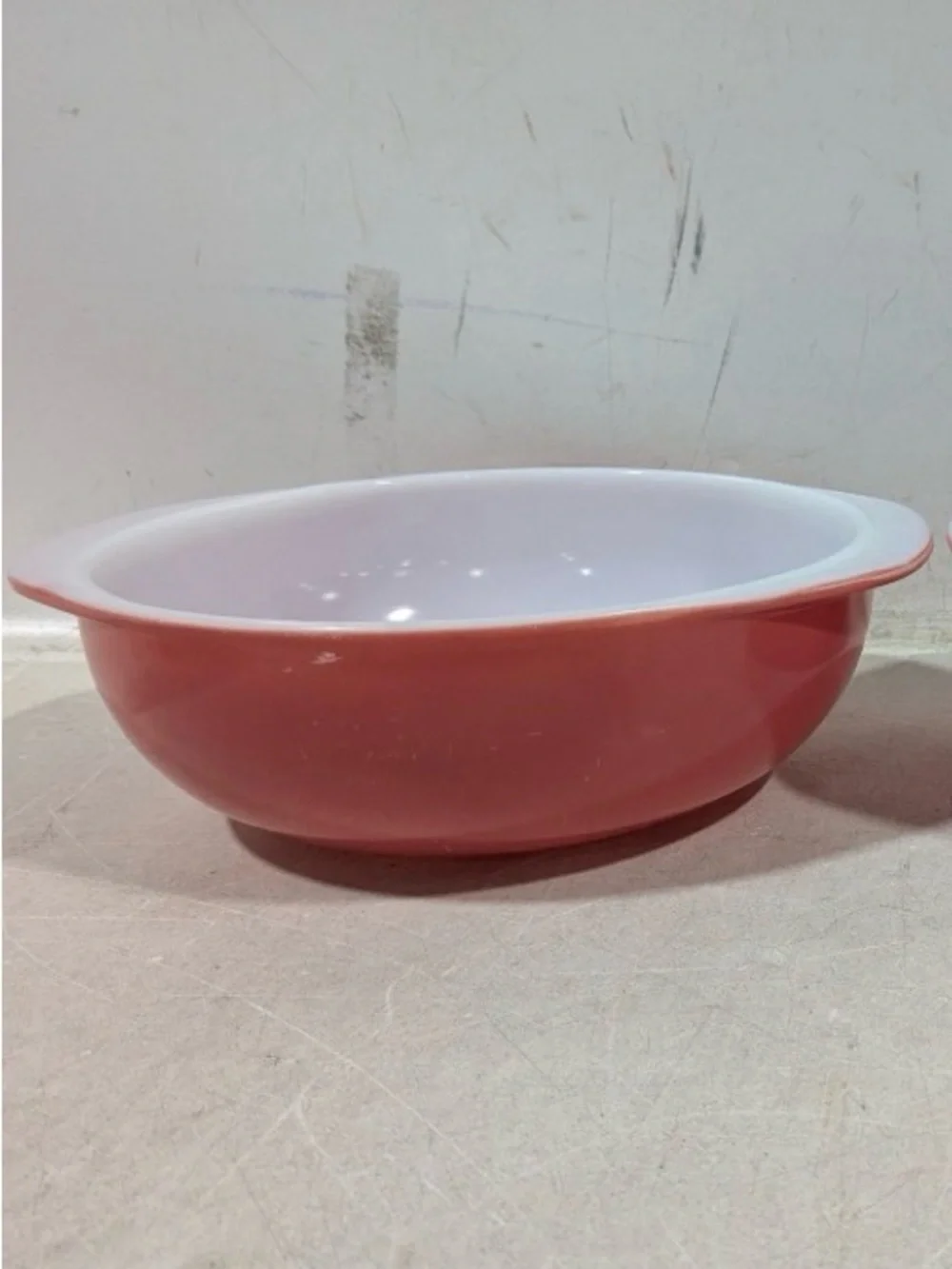 Vintage Pyrex Flamingo Pink Cinderella Bowl - Model 024